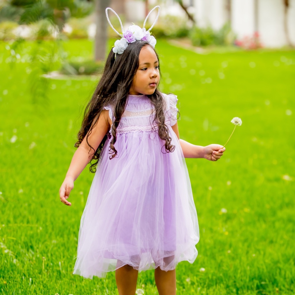 Easter dress lavender - Picture 3 of 4